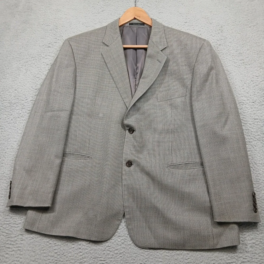 Lauren Ralph‎ Lauren Men's 44S Gray Wool Silk Blend Blazer Sport Coat